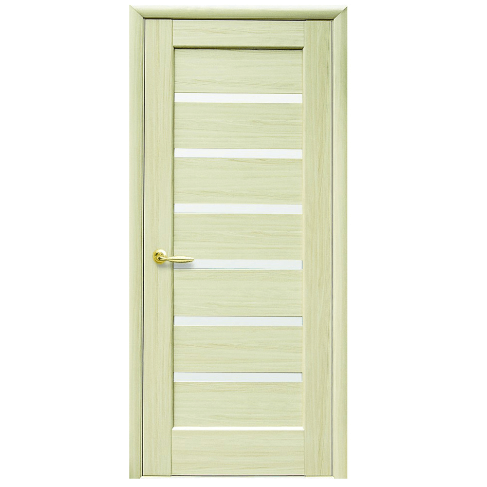 Oferte la Usa interior celulara cu geam New Style Nostra Linneya, reversibila, MDF, frasin, toc fix, 200 x 70 x 4 cm