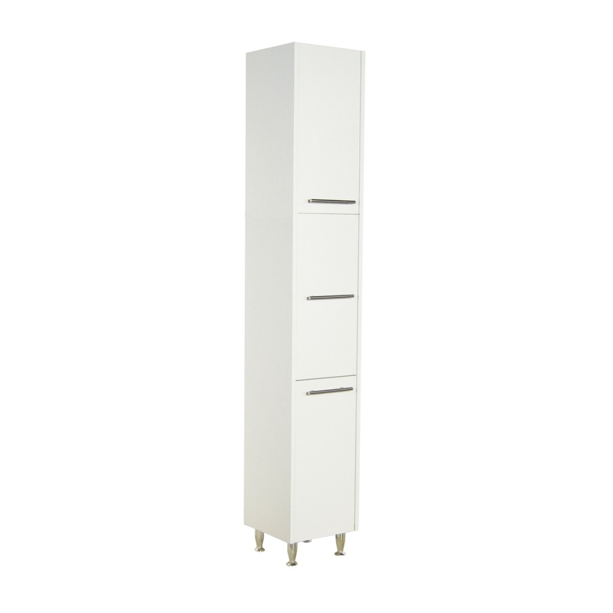 Oferte la Coloana baie Badenmob Seria 020, 3 usi, fixare cu stativ, PAL, alb, 30 x 30 x 180 cm