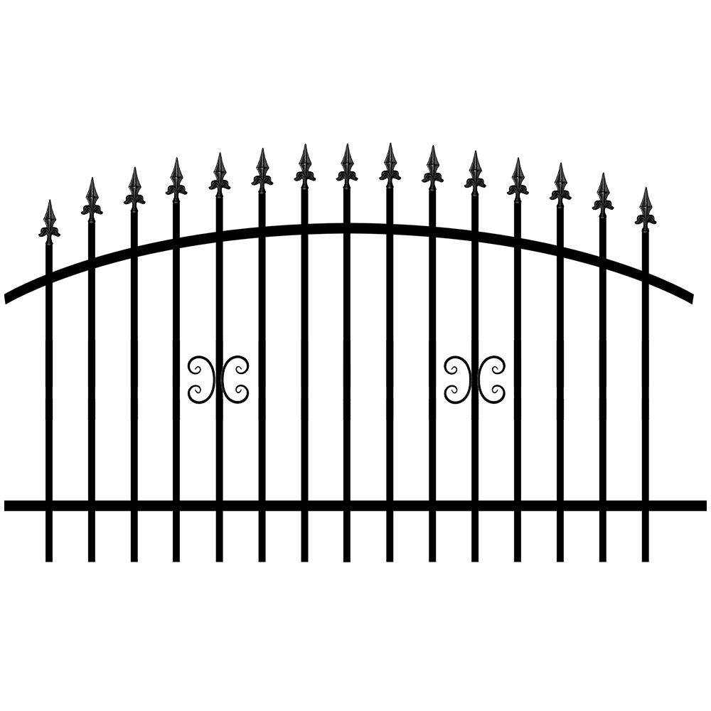 Oferte la Panou gard Tina, otel galvanizat, negru, RAL 9005, 1000 - 1200 x 2000 mm