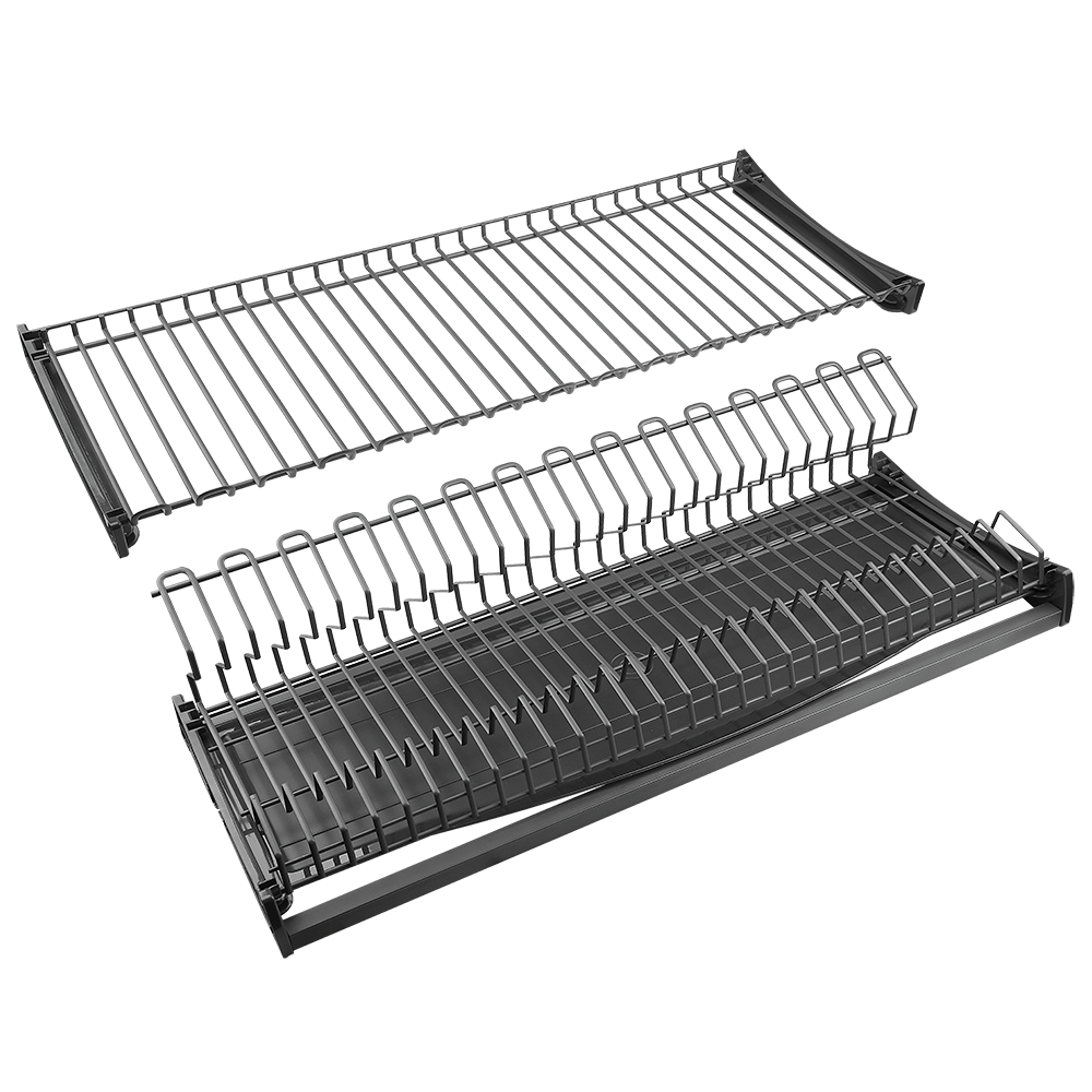 Scurgator vase Teko Premium, reglabil, otel si plastic, antracit, 800 mm