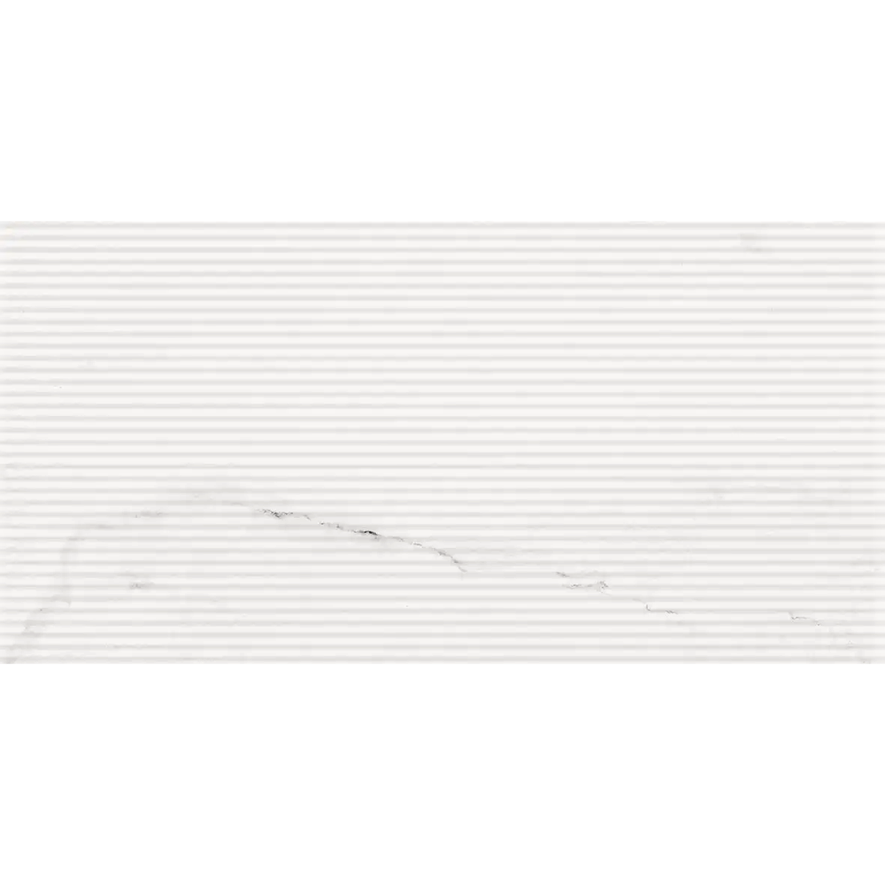 Oferte la Faianta baie / bucatarie rectificata Cesarom Venice, alb stralucitor, lucios, aspect de marmura, 60 x 30 cm
