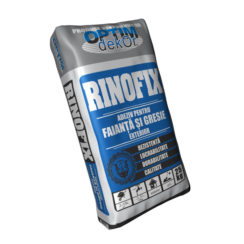 Oferte la Adeziv gresie si faianta, Optim Dekor RINOFIX, exterior, 25 kg