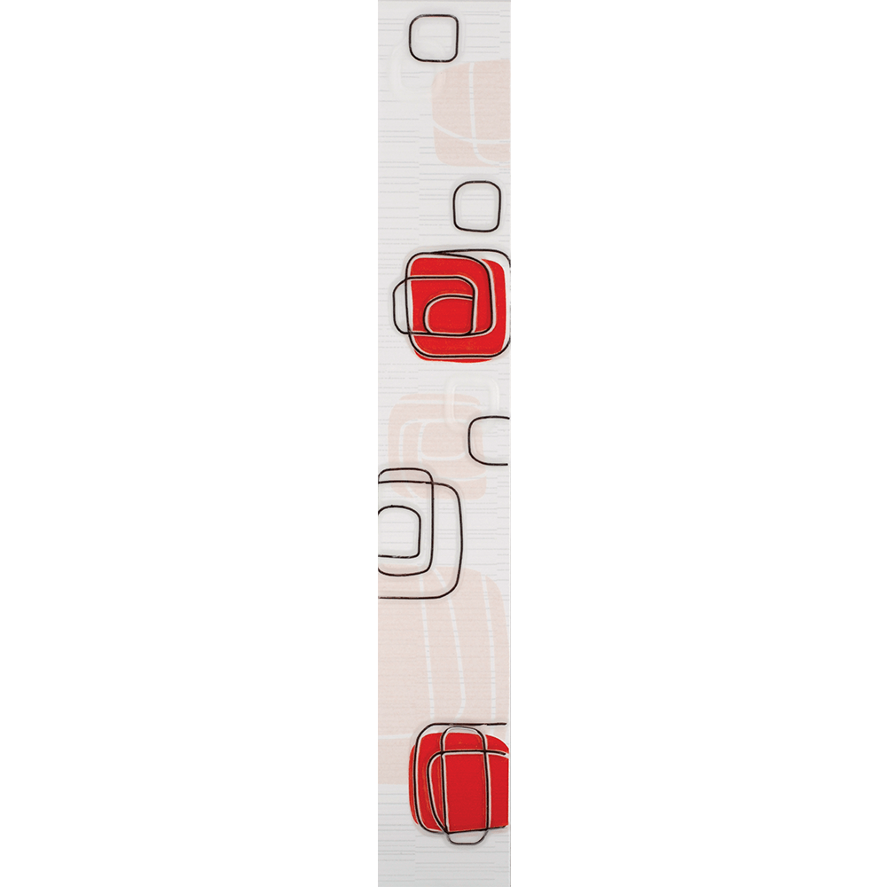 Oferte la Brau faianta rosu, Kai Ceramics Linea Red Lux, lucios, 6 x 40 cm