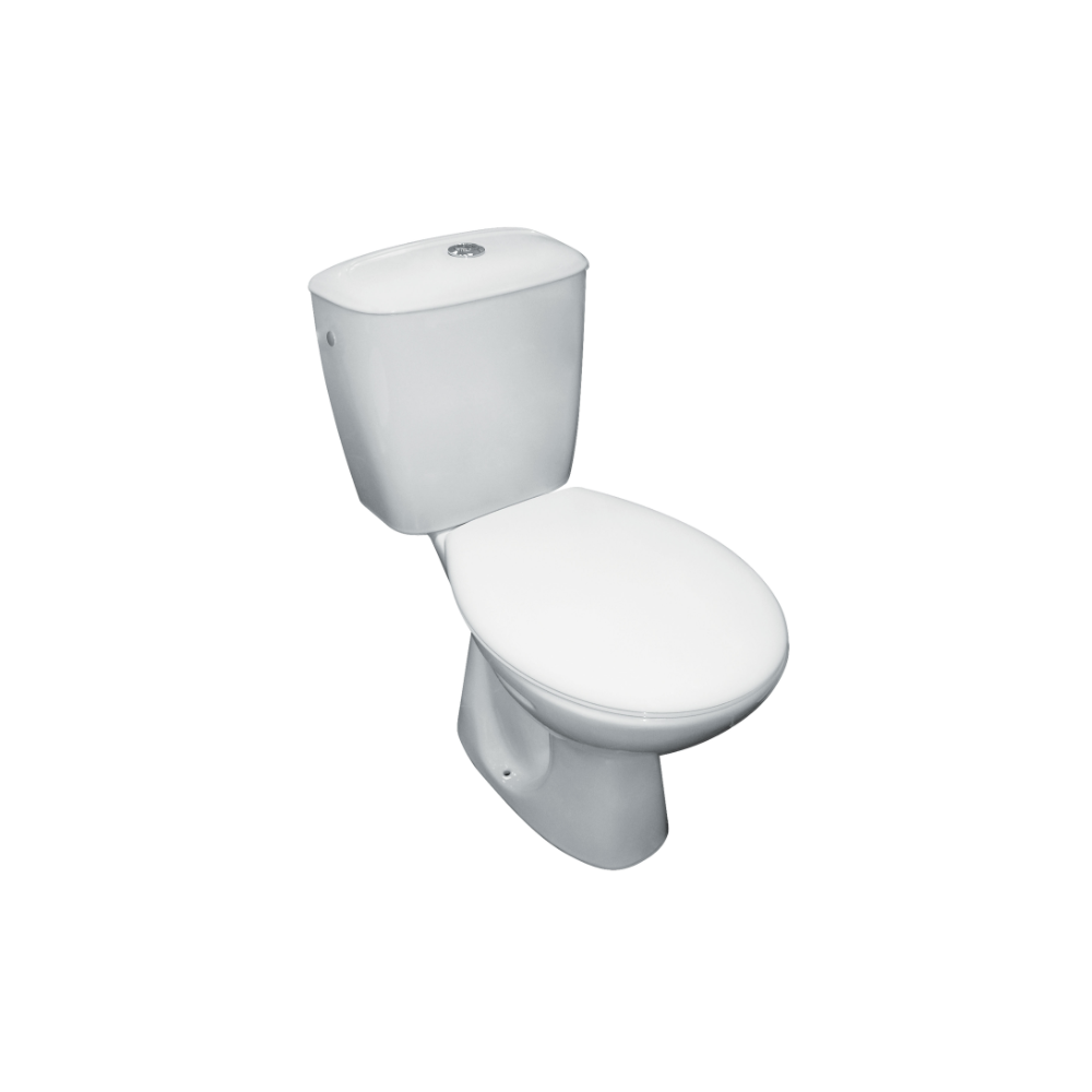 Oferte la Set WC Fayans Canto N Block, ceramica, alb, evacuare verticala, max. 6 l, 78 x 65.5 x 36.5 cm