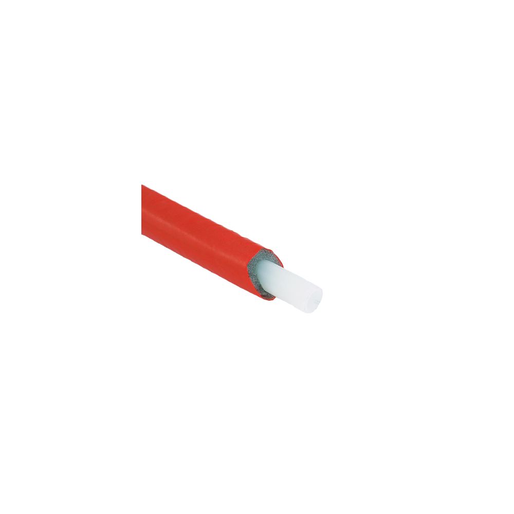 Oferte la Teava Pex Tiemme, izolatie rosie, polietilena, 20 x 2 mm, colac 50 m