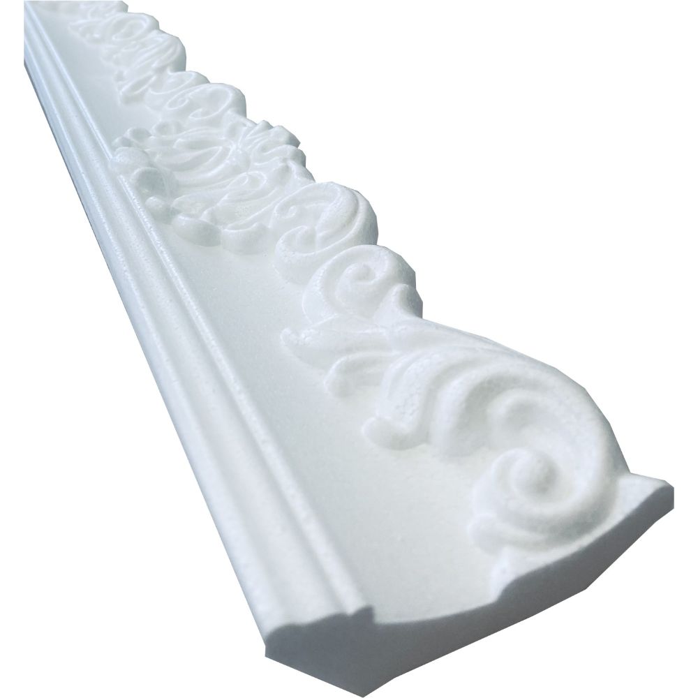 Oferte la Bagheta decorativa Decosa 2801, alb, polistiren EPS, 2 