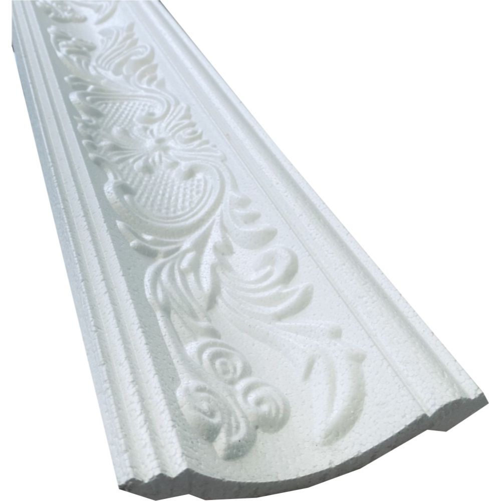 Oferte la Bagheta decorativa Decosa DP186, alb, polistiren, 2m
