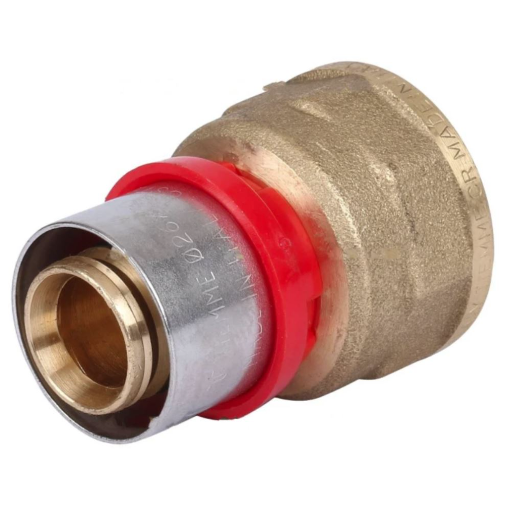 Oferte la Racord drept cu presare multistrat Tiemme, filet interior, alama, diametru 26 mm, racord 1