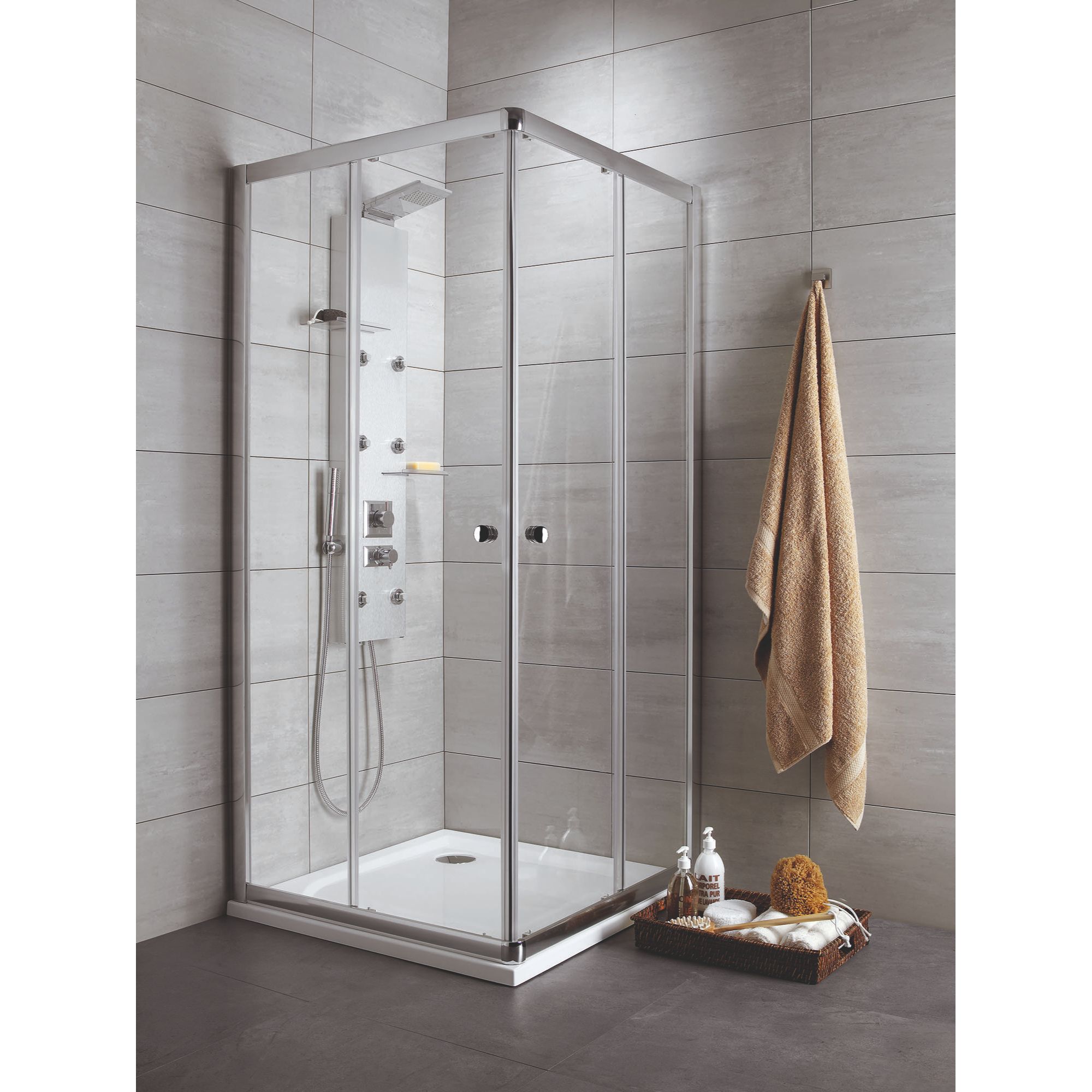 Oferte la Cabina dus Radaway Premium, patrata, grosime sticla 5mm, 90 x 90 x 185 cm
