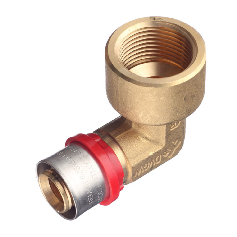 Oferte la Cot cu presare multistrat Tiemme, filet interior, alama, diametru 26 mm, racord 1