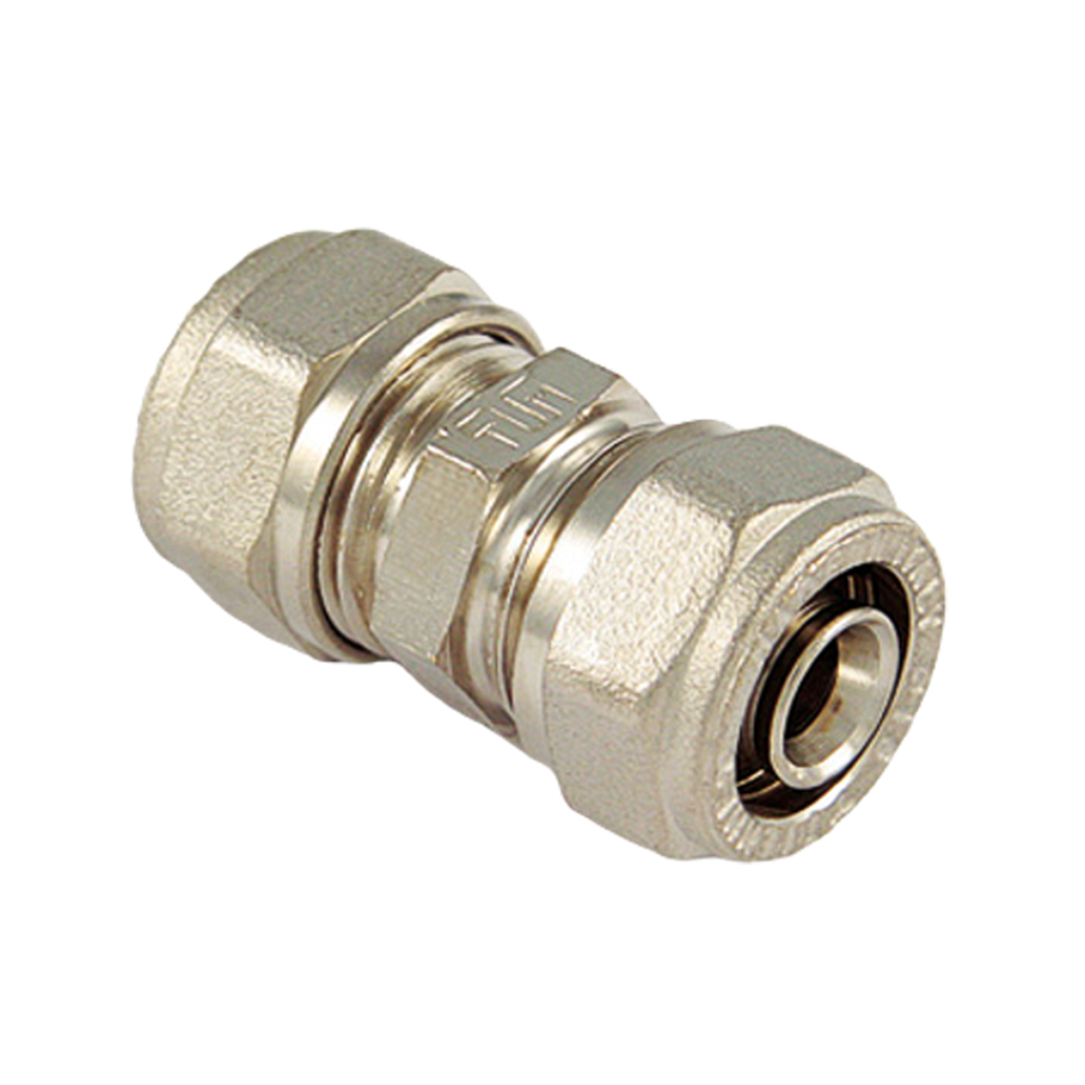 Oferte la Racord compresie drept dublu Tiemme, filet interior, alama, Ø 20 mm 