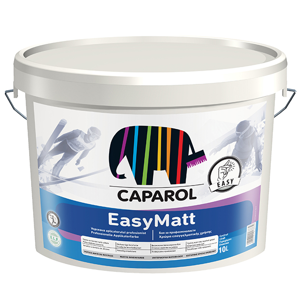 Vopsea acrilica interior Caparol Easymatt B1, alb, 10 l