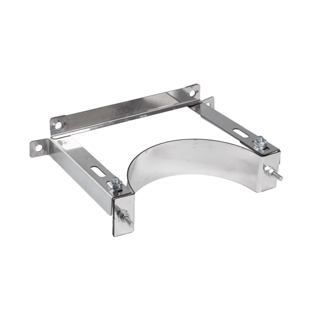 Colier ranforsat pentru burlan, inox, diametru 260 mm