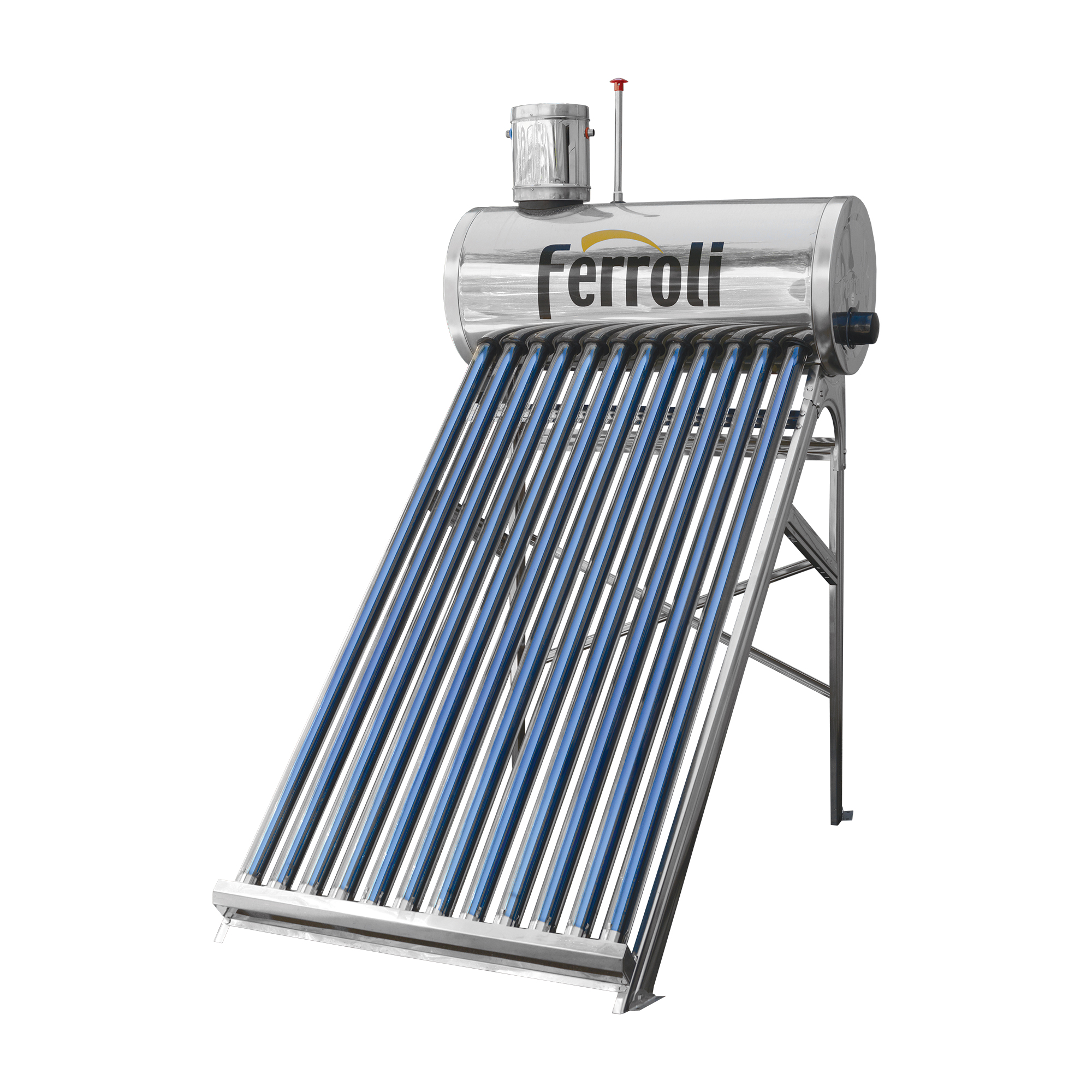 Oferte la Panou solar nepresurizat Ferroli EcoSole 12, rezervor inox, 120 l