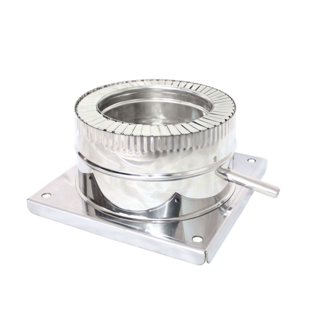 Suport baza sol pentru burlan, inox, diametru 200/260 mm