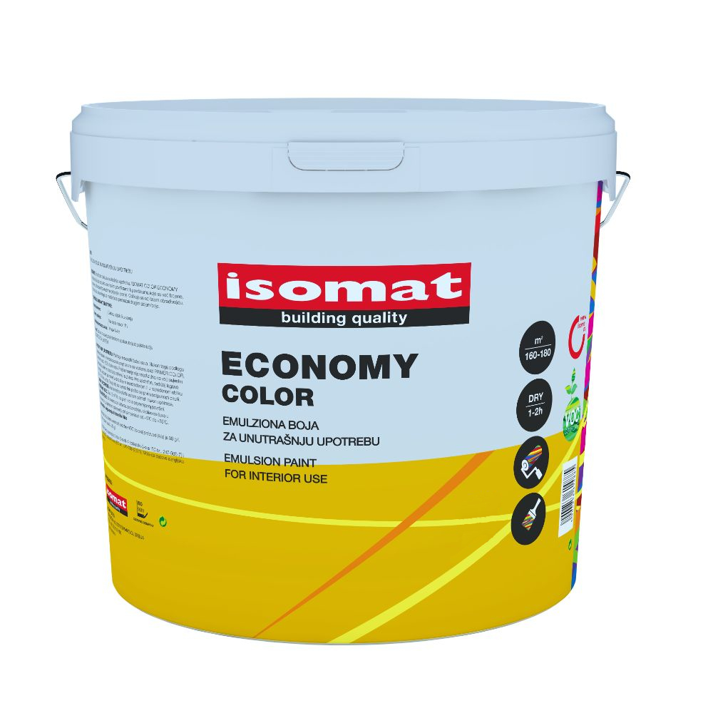 Oferte la Vopsea lavabila interior Isomat Economy Color, alb, 25 l