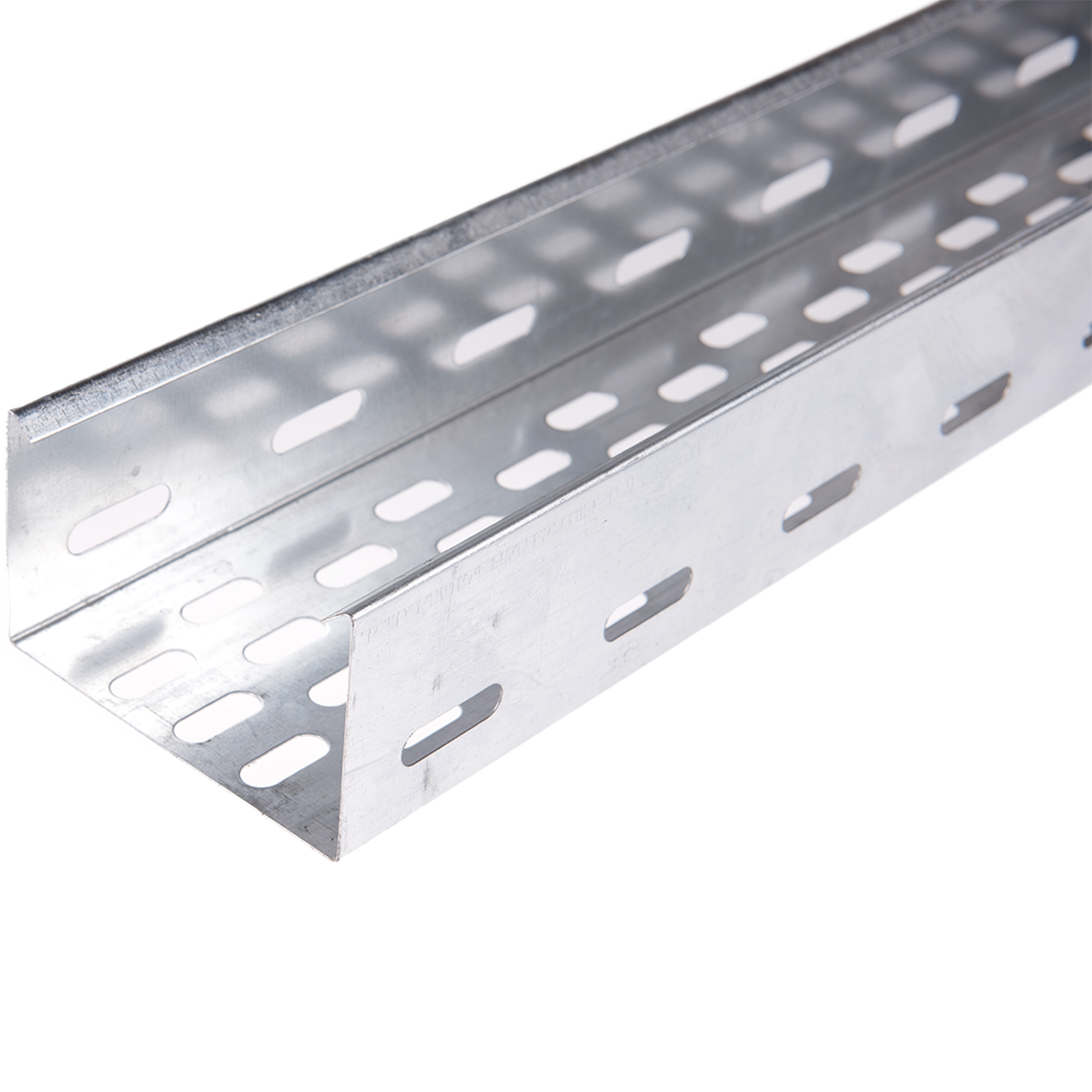 Jgheab metalic perforat Metaksan, 100x60x0.6 mm, 3 m