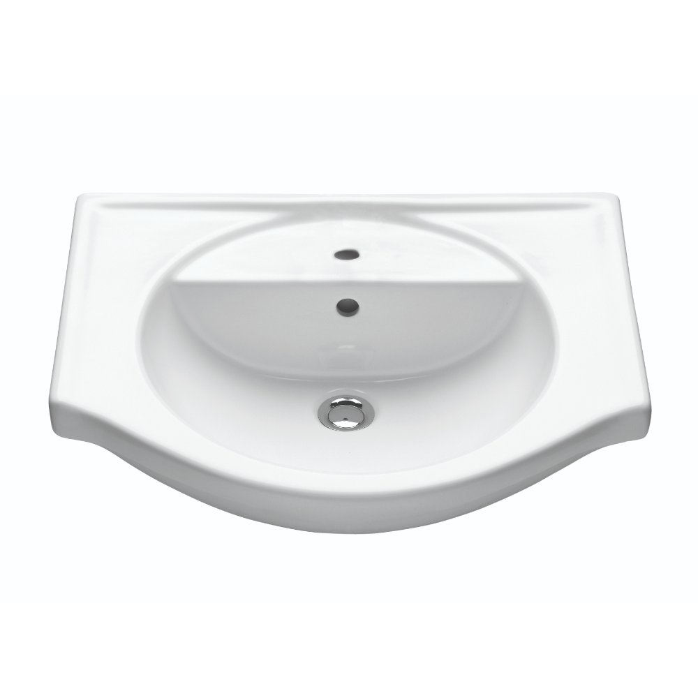 Oferte la Lavoar dreptunghiular Roca Larisa, montaj incastrat, ceramica, alb, 60 x 48 cm