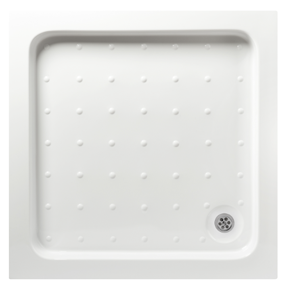 Oferte la  Cada dus Fibrocom Mercur, acril, patrata, 90 x 90 x 24 cm