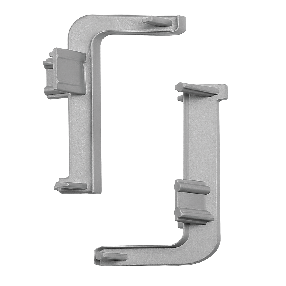 Set colt interior si exterior orizontal Gola, plastic, aluminiu, 8 cm