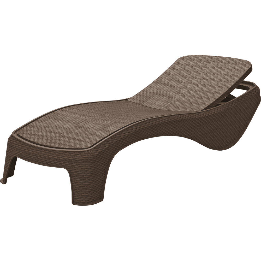 Oferte la Sezlong gradina, Keter Atlantic, plastic, 197 x 74 x 36 cm, cappuccino