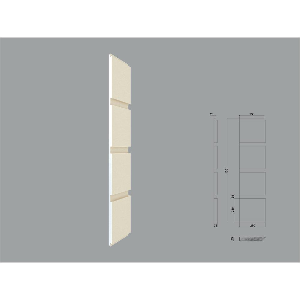 Oferte la Coltar decorativ FPCL07, polistiren EPS100 + mortar, 250 x 35 x 1000 mm