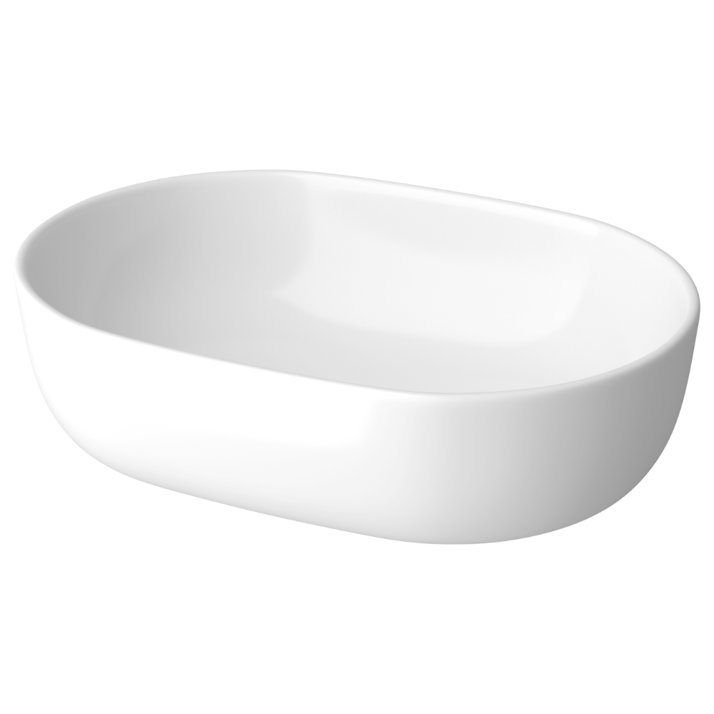 Oferte la Lavoar oval Cersanit Moduo, montaj pe blat, 50 cm latime, alb