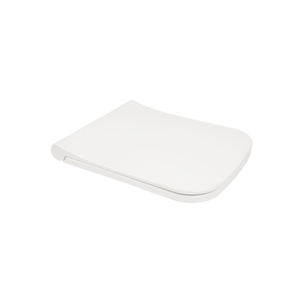 Oferte la Capac WC Turkuaz CeraStyle Noura, polipropilena, soft close, alb, 43.5 x 34.8 cm