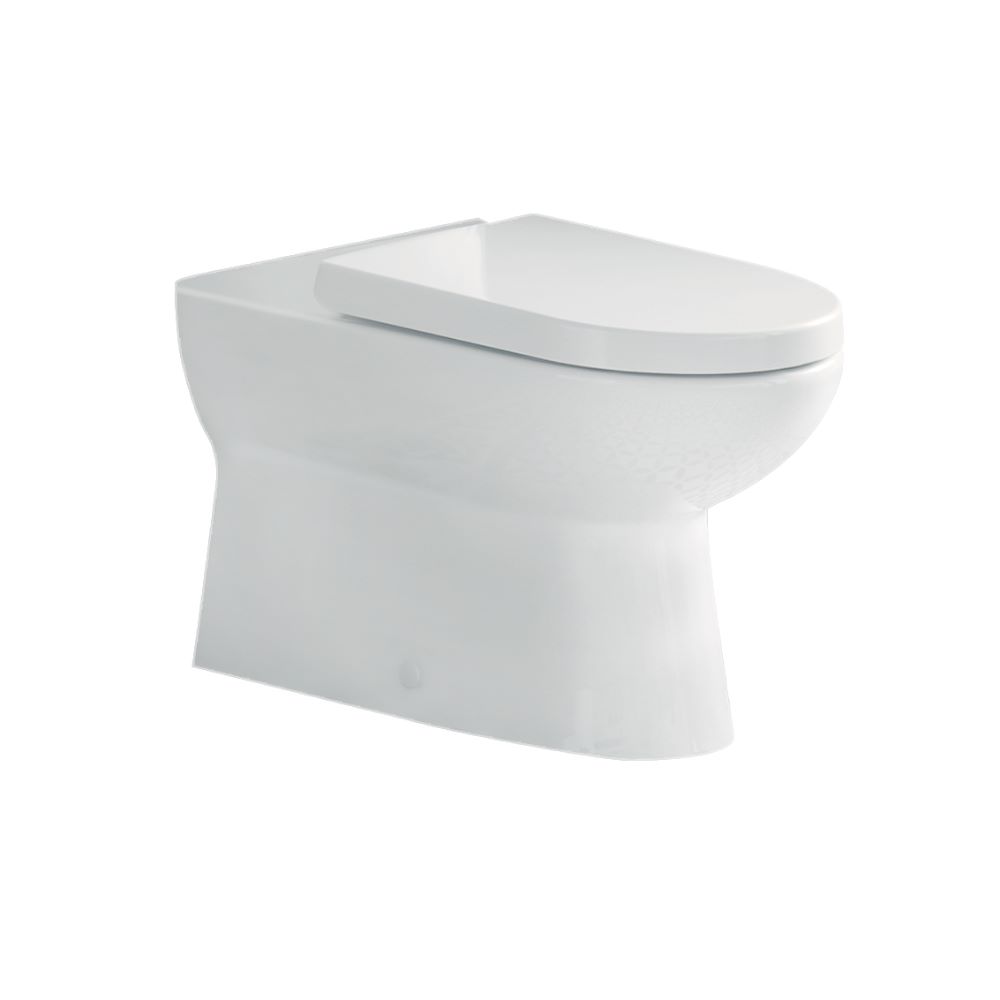 Oferte la  Vas WC + capac CeraStyle Bella 18800-w, evacuare laterala, alb, 390 x 545 x 360 mm