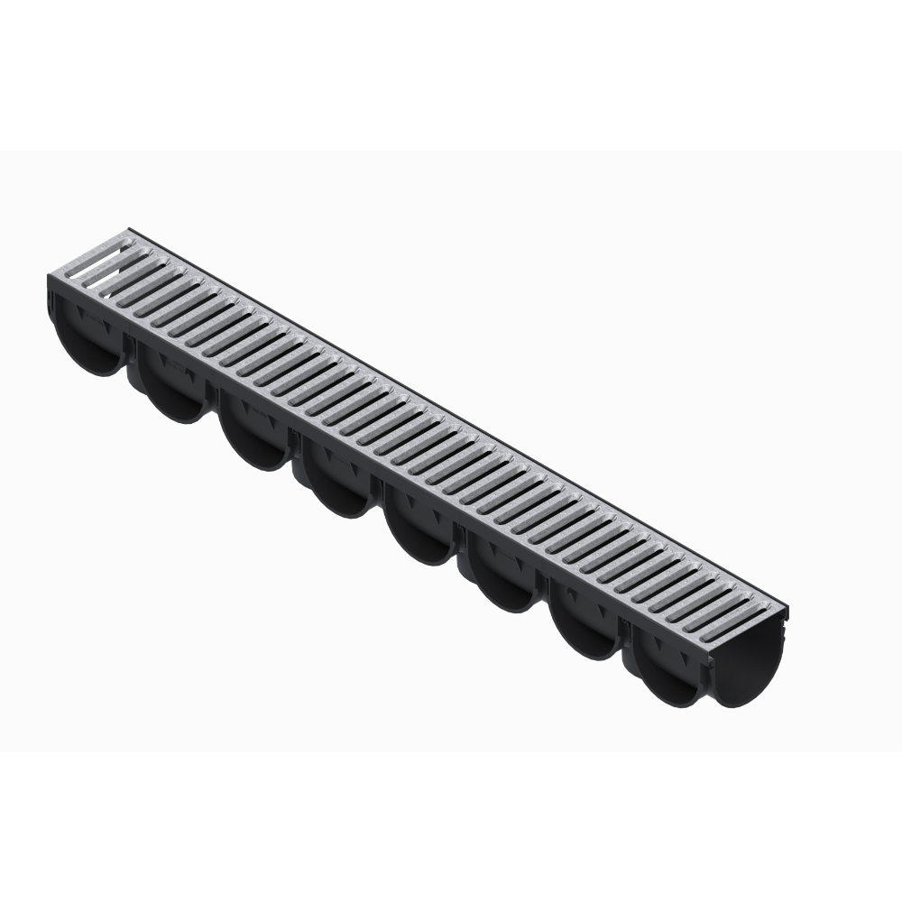 Oferte la Rigola cu gratar Standart Park, clasa A15, polipropilena, 100 x 12.5 x 10 cm