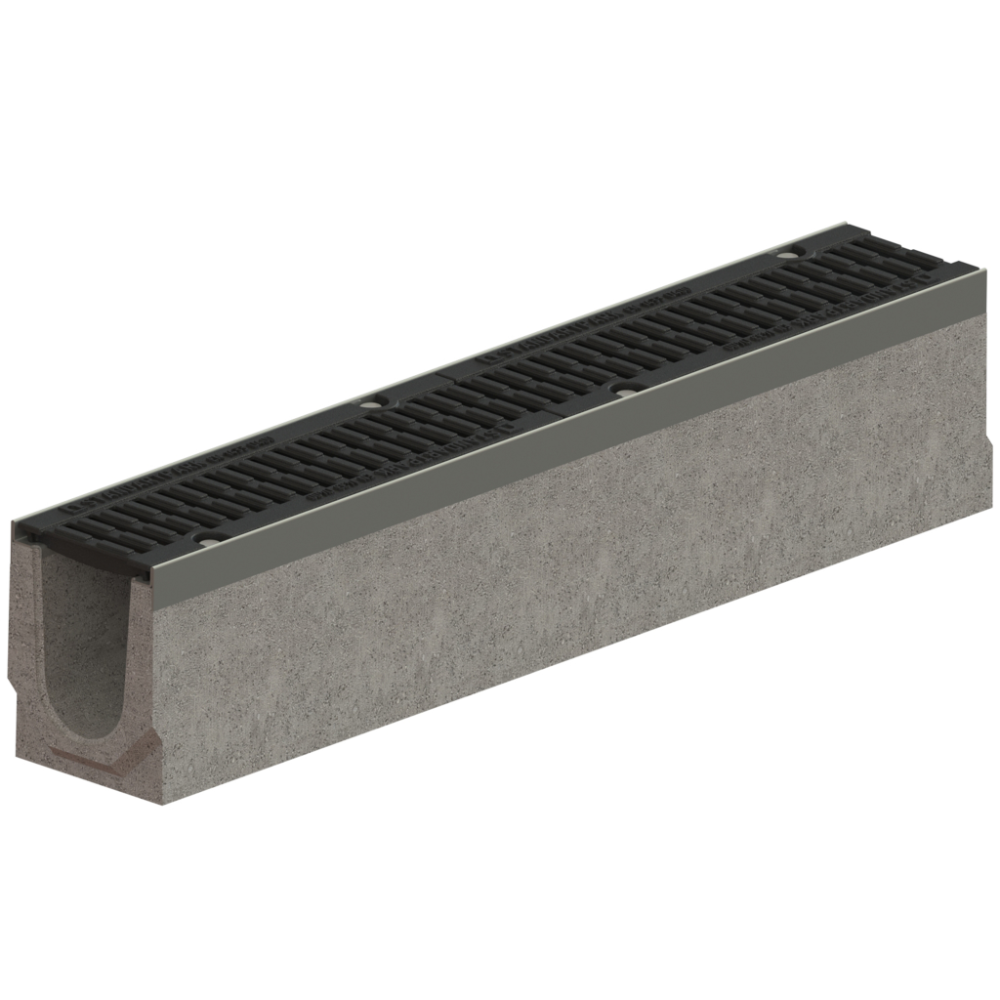 Oferte la Rigola Standart Park Drive, fibrobeton cu gratar din fontă, 100 x 16 x 21 cm