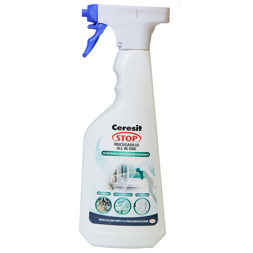 Oferte la Solutie antimucegai Ceresit Stop mucegaiului, pulverizator, 500 ml