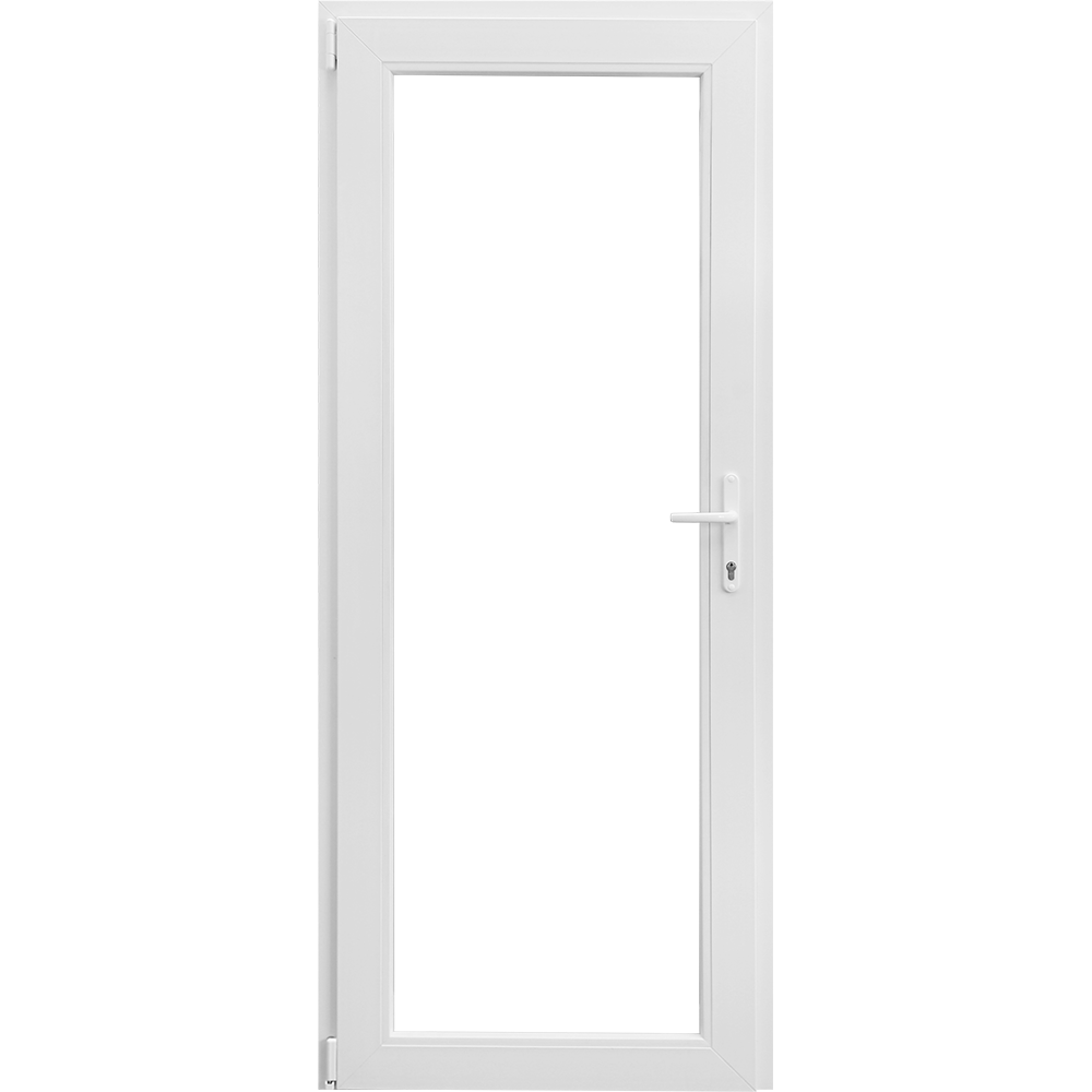 Oferte la Usa PVC tehnica, alb, 86 x 204 cm, stanga, geam 3/3
