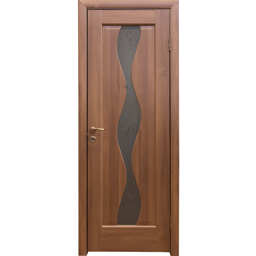 Oferte la Usa interior celulara Maestra Volna, reversibila, MDF, artar auriu, toc fix, 200 x 70 x 4 cm
