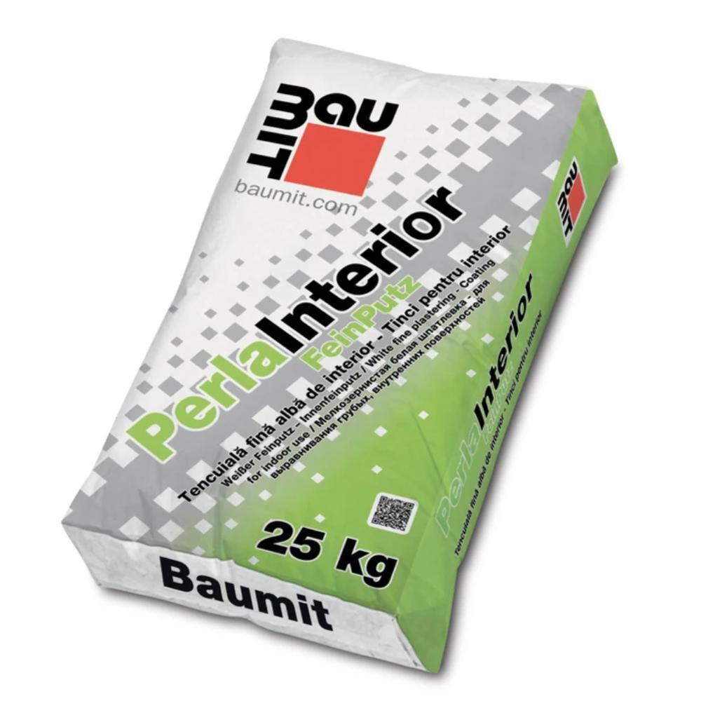 Oferte la Mortar tinci Baumit Perla, alb, interior, 25 kg 