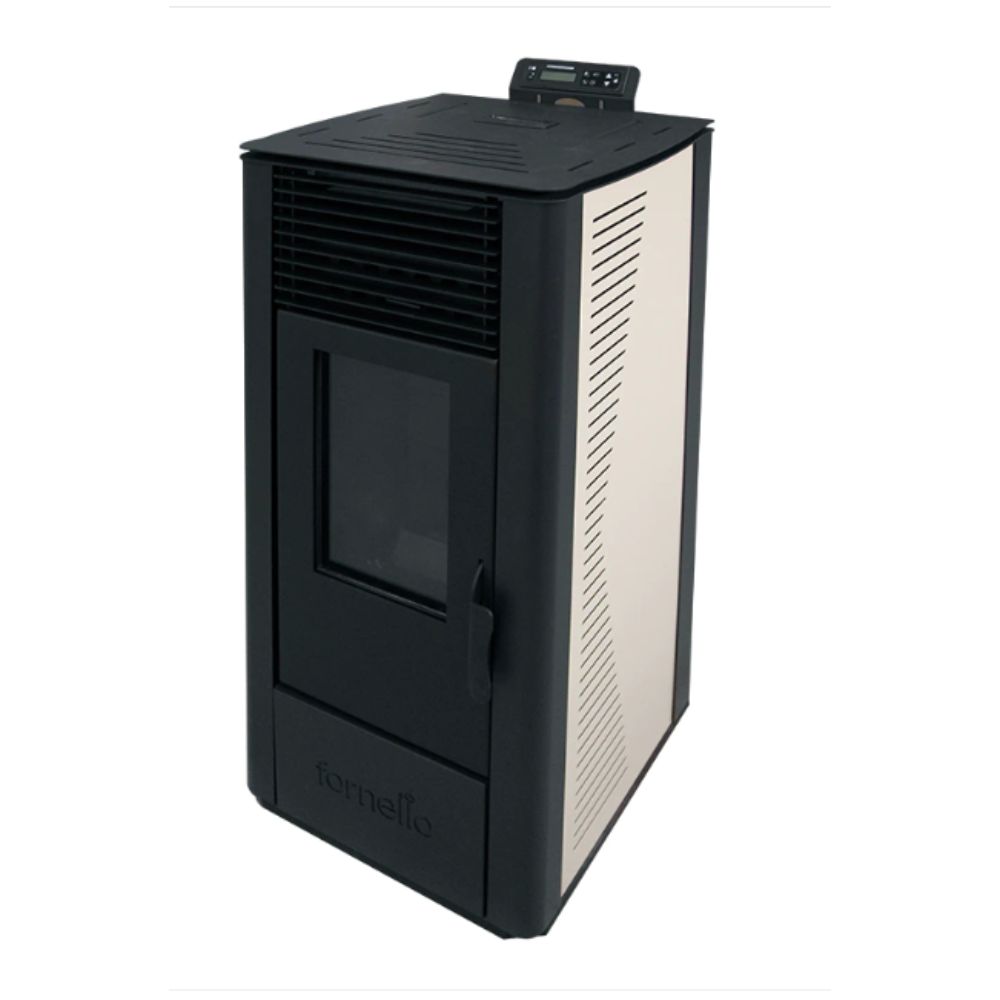 Semineu pe peleti cu tiraj fortat Fornello Sophia Premium 11 kw, aprindere electrica