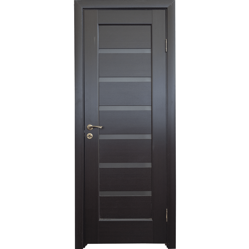 Oferte la Usa interior celulara Nostra Linneya, reversibila, MDF, wenge, toc fix, 200 x 80 x 4 cm
