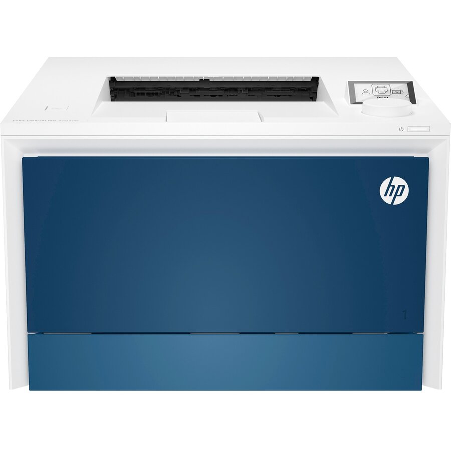Oferte la Imprimanta laser color LaserJet Pro 4202dw A4 Wireless Display LCD  Alb/Albastru