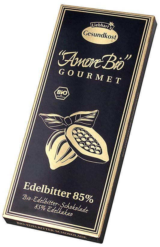 Oferte la Ciocolata neagra, 85% cacao, 100g Liebhart's Amore Bio