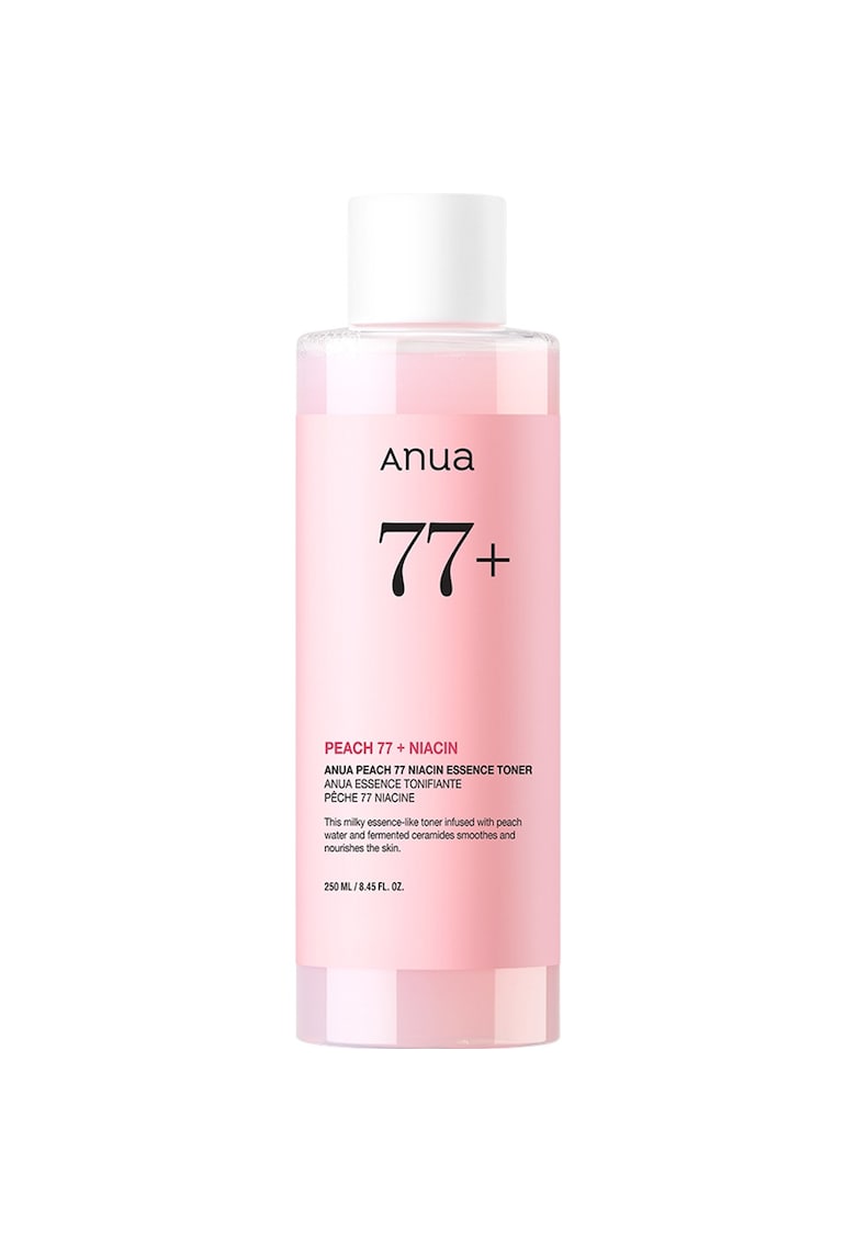 Oferte la Toner-esenta cu 77% extract de piersica si niacina  250ml - Uscat/Gras/Mixt/Sensibil/Normal