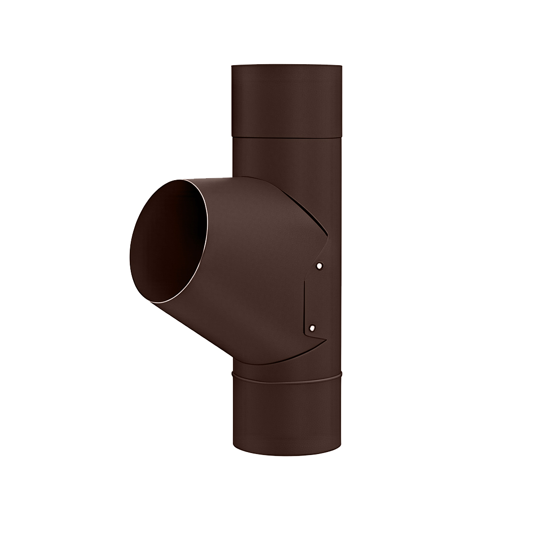 Oferte la Ramificatie Y burlan, 88 mm, maro RAL 8017