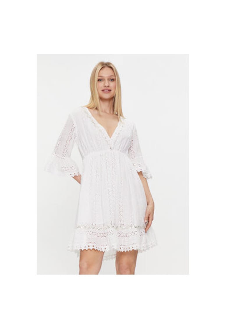 Oferte la Rochie dama -  303756246 - Bumbac - Alb - Alb
