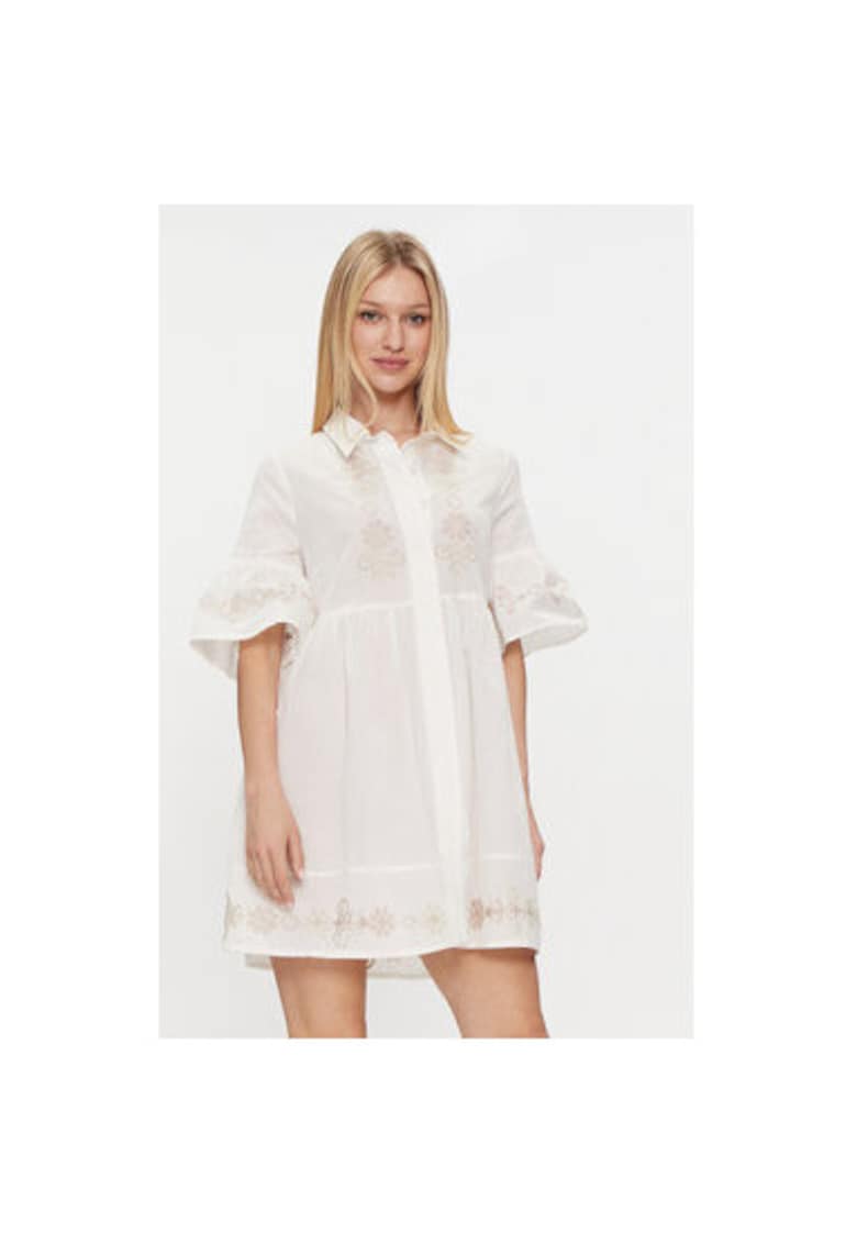 Oferte la Rochie dama -  303756291 - Bumbac - Alb - Alb