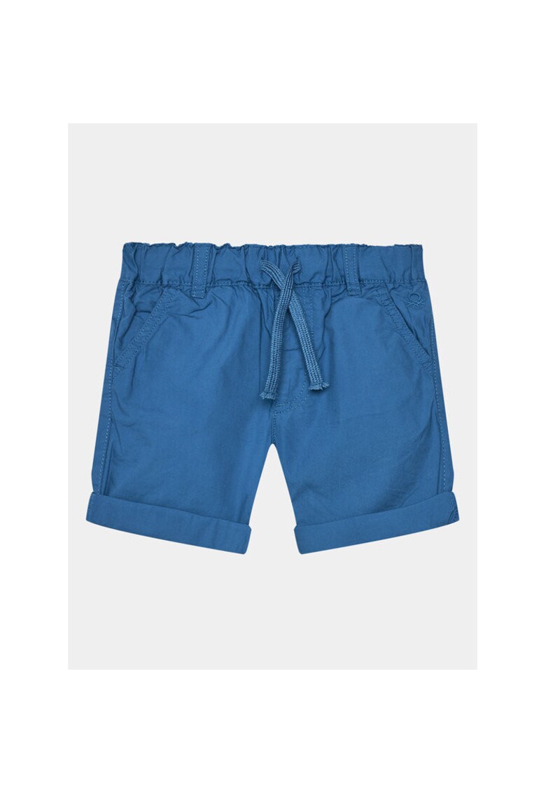 Pantaloni scurti baieti - 303820121 - Bumbac - Albastru - Albastru