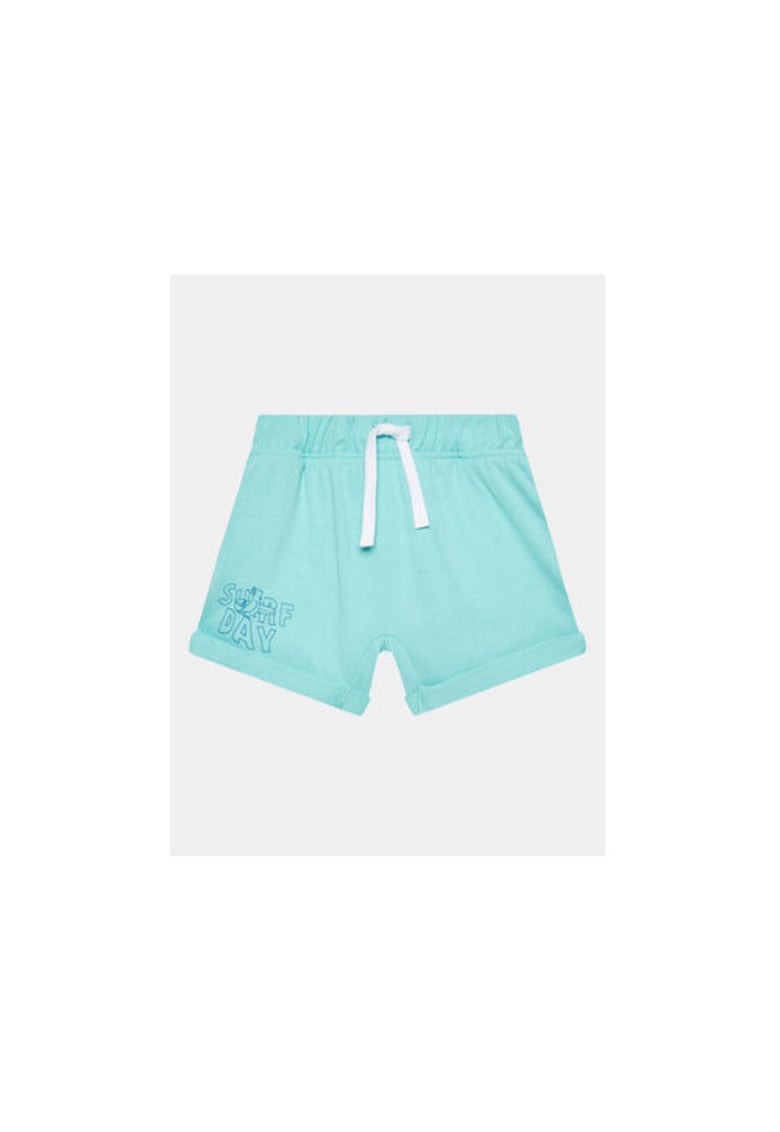 Pantaloni scurti baieti - 302078608 - Bumbac - Albastru - Albastru