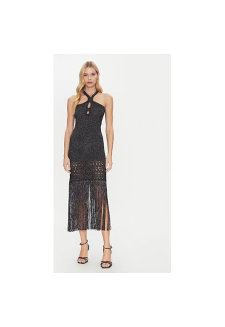 Oferte la Rochie dama -  305172501 - Viscoza/Fibre metalice - Negru - Negru