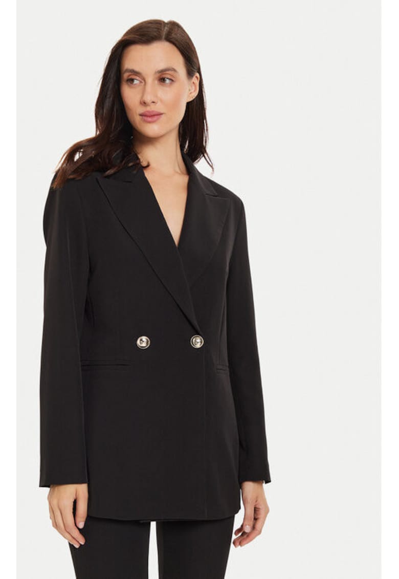 Sacou dama - 304768767 - Poliester - Negru - Negru