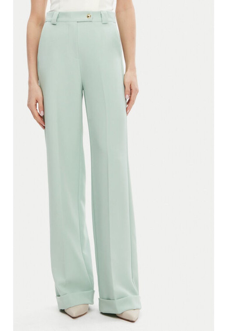 Oferte la Pantaloni dama -  305406637 - Poliester - Verde - Verde