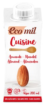 Oferte la Crema vegetala bio pentru gatit din migdale natur, 200ml Ecomil Cuisine