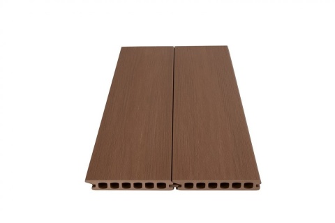 Oferte la Placa deck terasa WPC PREMIUM  tip pardoseala/dusumea WPC  placa co extrudata  145x22mm  maro lemn  model No Gap